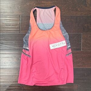 Women's Pink Tennis Racerback Tank Top